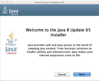 legacy java se 6 runtime for mac os x 6.11
